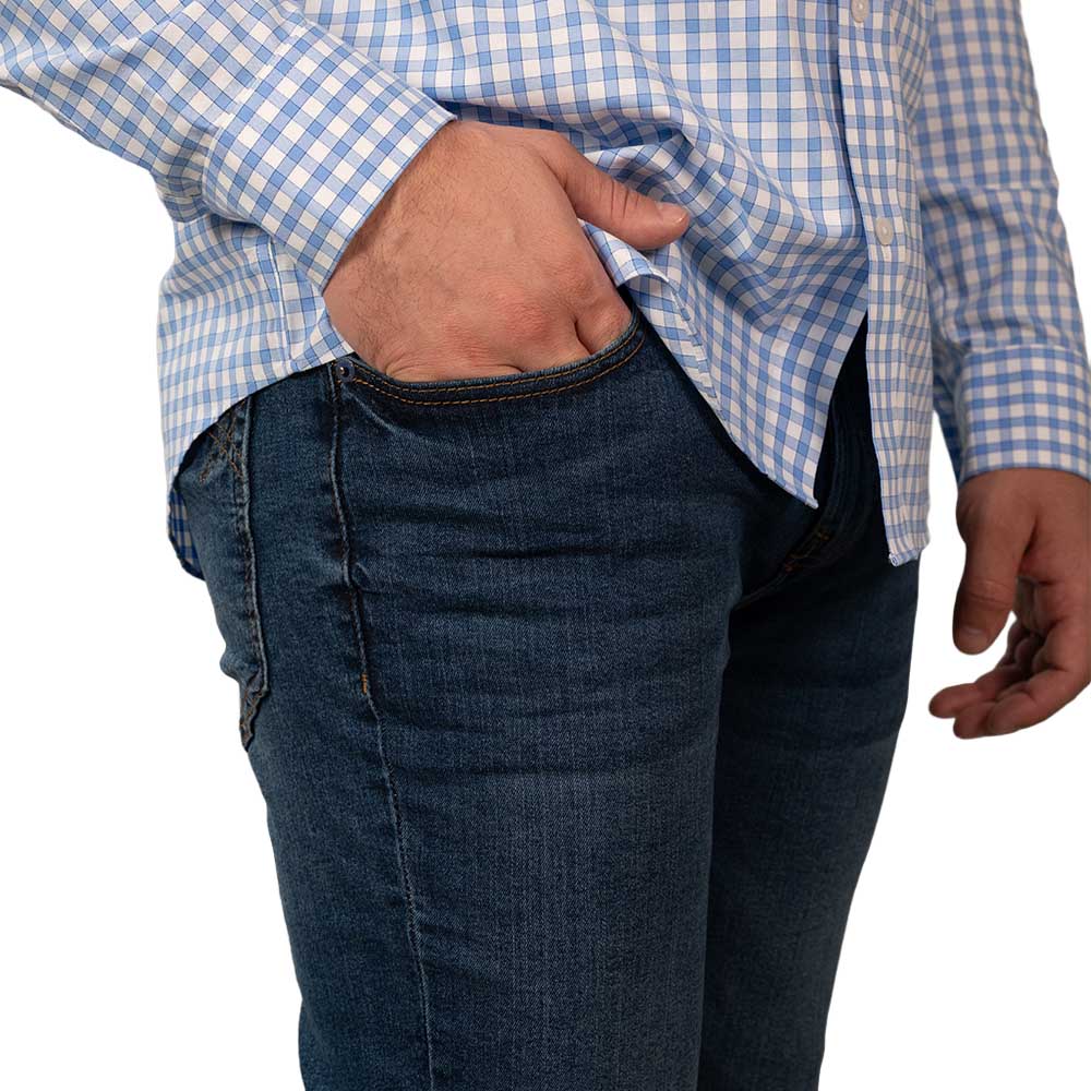 Men's Skinny Taper Stretch Denim Jeans Low Rise 30 - Shop Giordano