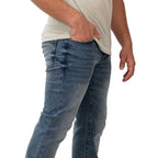 Men's Skinny Taper Stretch Denim Jeans Low Rise 30 - Shop Giordano