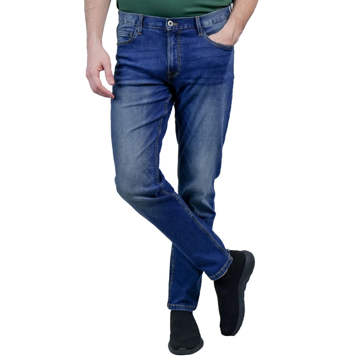 Men's Skinny Tapered Stretch Denim Jeans - Giordano