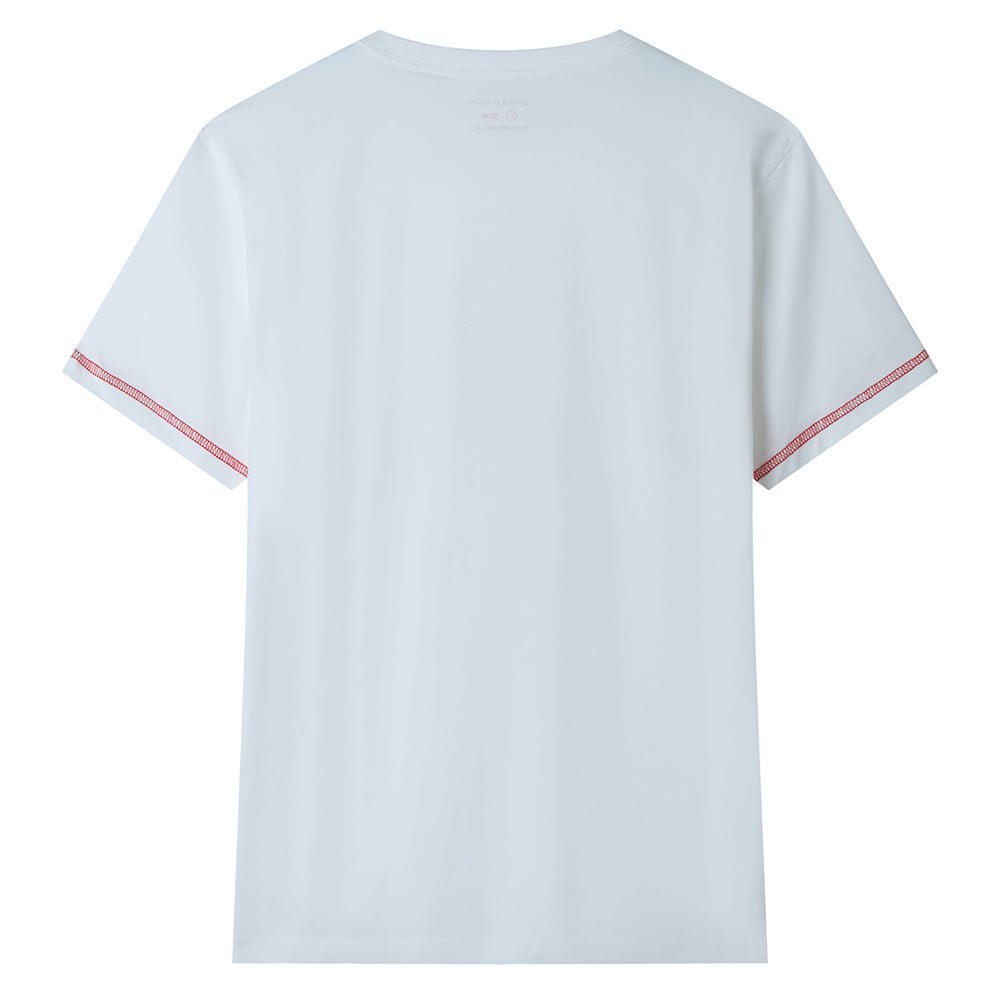 Men's Slim Cotton Crew Neck Cny Print Tee S - Shop Giordano