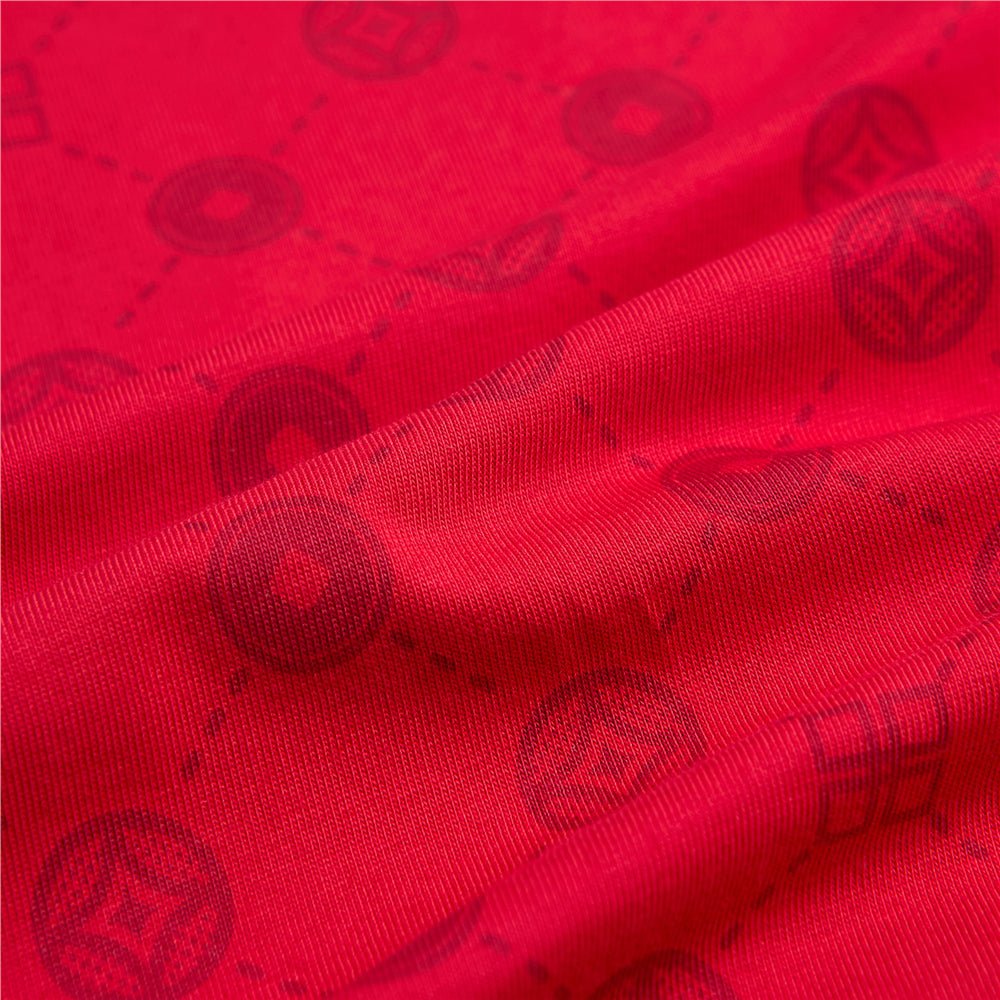 Men's Slim Cotton Crew Neck Printed Tee For Cny S - Shop Giordano