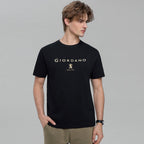 Men’S Slim Cotton Crew Neck Signature Print Tee S - Shop Giordano