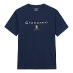 Men’S Slim Cotton Crew Neck Signature Print Tee S - Shop Giordano