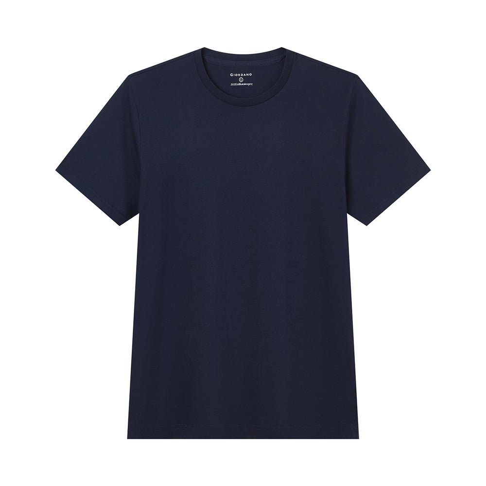 Men’S Slim Cotton Crew Neck Tee 3 - Pack Essentials S - Shop Giordano