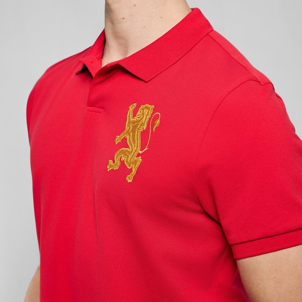 Giordano Men's Slim Fit 3D Lion Cny Lycra Pique Polo - first_variant_option_2 Premium Polo for Giordano