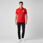 Giordano Men's Slim Fit 3D Lion Cny Lycra Pique Polo - first_variant_option_2 Premium Polo for Giordano