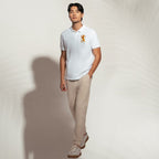 Giordano Men's Slim Fit 3D Lion Cny Lycra Pique Polo - first_variant_option_2 Premium Polo for Giordano