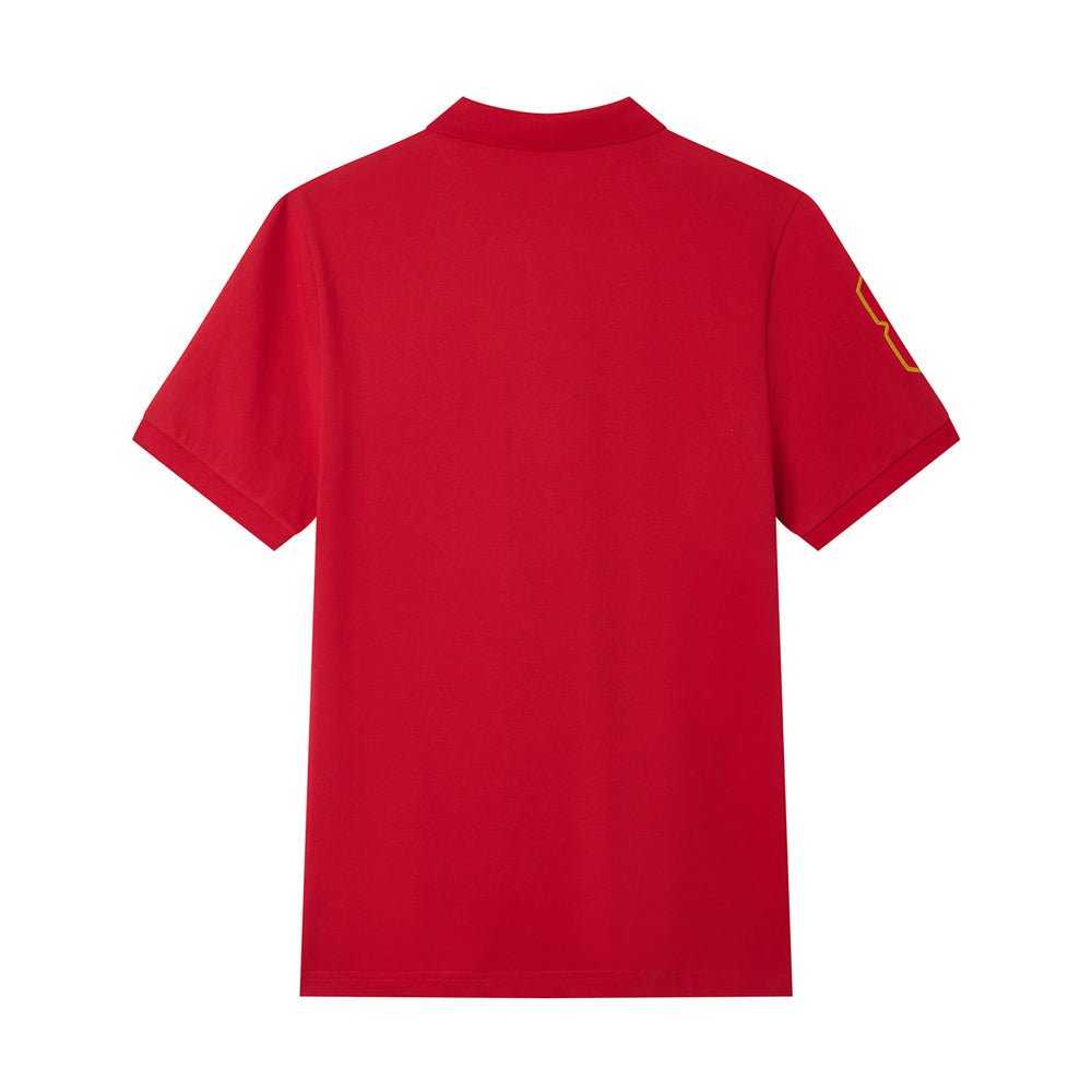 Giordano Men's Slim Fit 3D Lion Cny Lycra Pique Polo - first_variant_option_2 Premium Polo for Giordano