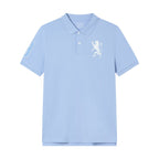 Men’S Slim Fit 3D Lion Embroidery Lycra Pique Polo S - Shop Giordano