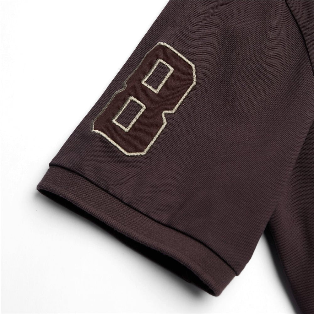 Men’S Slim Fit 3D Lion Embroidery Lycra Pique Polo S - Shop Giordano