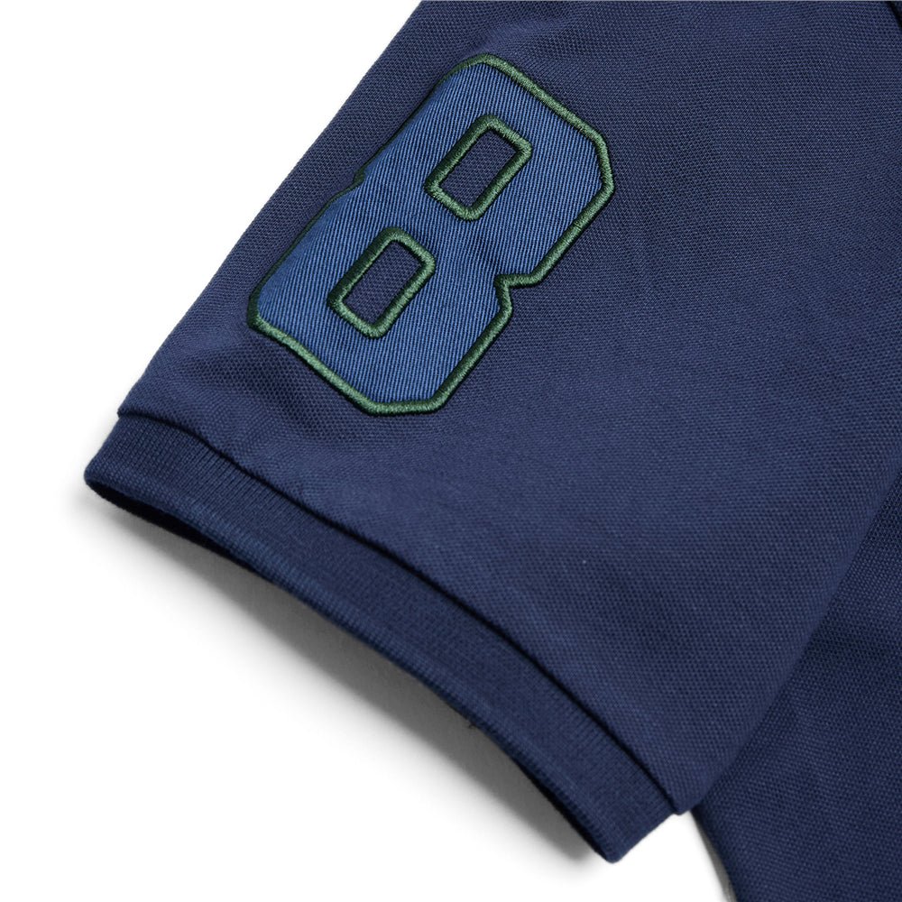 Men’S Slim Fit 3D Lion Embroidery Lycra Pique Polo S - Shop Giordano