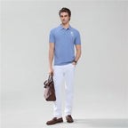 Men’S Slim Fit 3D Lion Embroidery Lycra Pique Polo S - Shop Giordano