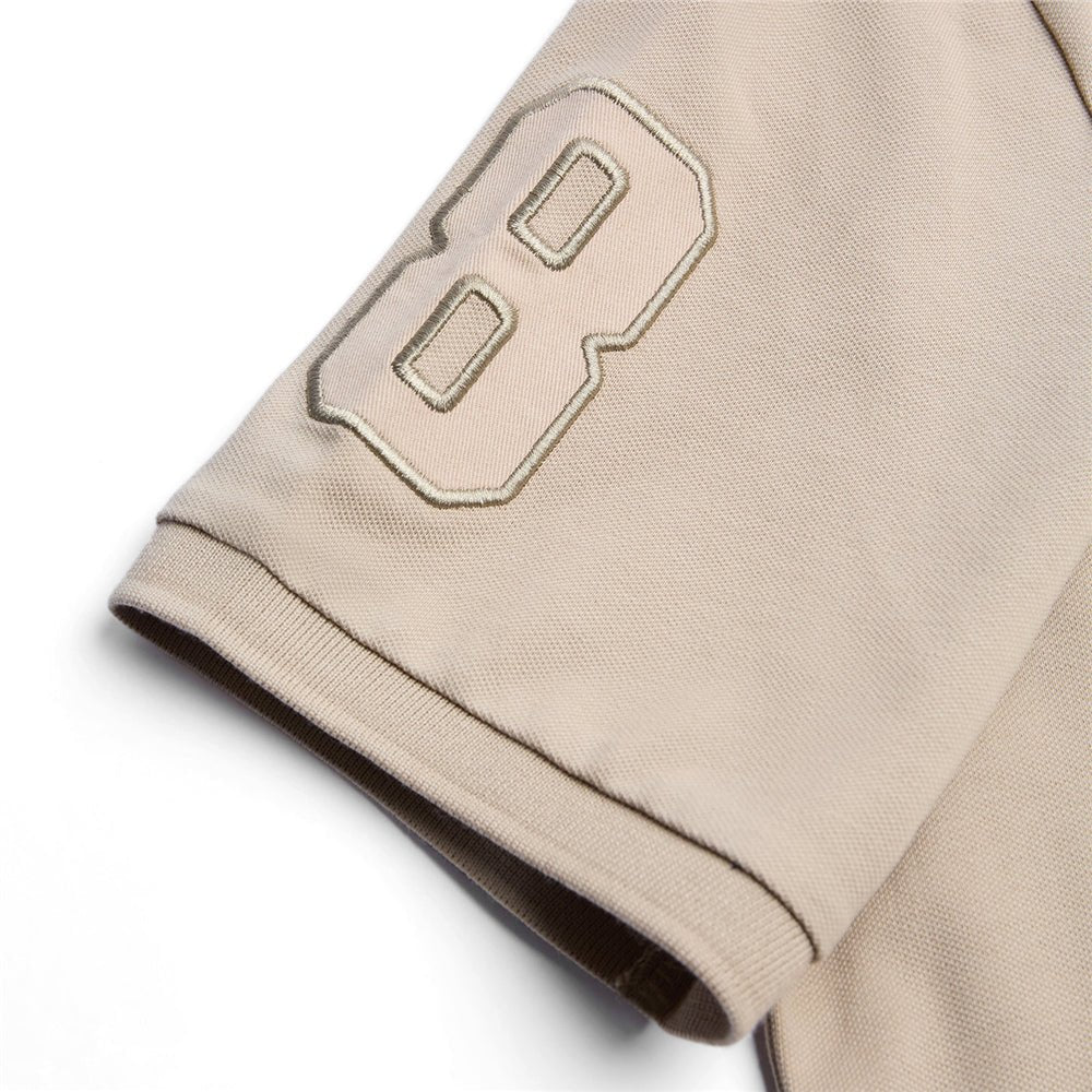 Men’S Slim Fit 3D Lion Embroidery Lycra Pique Polo S - Shop Giordano