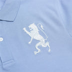 Men’S Slim Fit 3D Lion Embroidery Lycra Pique Polo S - Shop Giordano