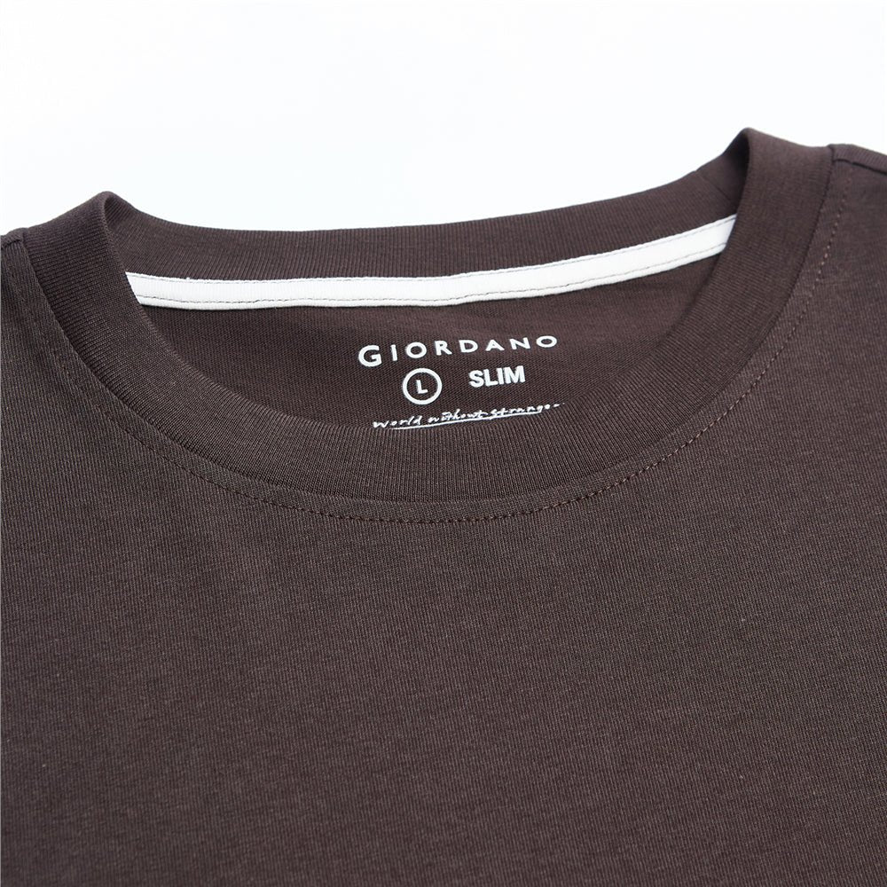 Men’S Slim Fit Cotton Crew Neck Tee S - Shop Giordano