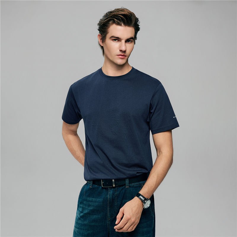 Men’S Slim Fit Cotton Crew Neck Tee S - Shop Giordano