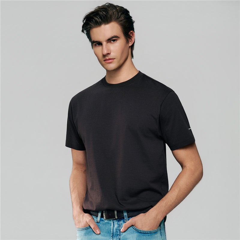 Men’S Slim Fit Cotton Crew Neck Tee S - Shop Giordano