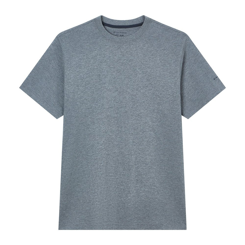 Men’S Slim Fit Cotton Crew Neck Tee S - Shop Giordano