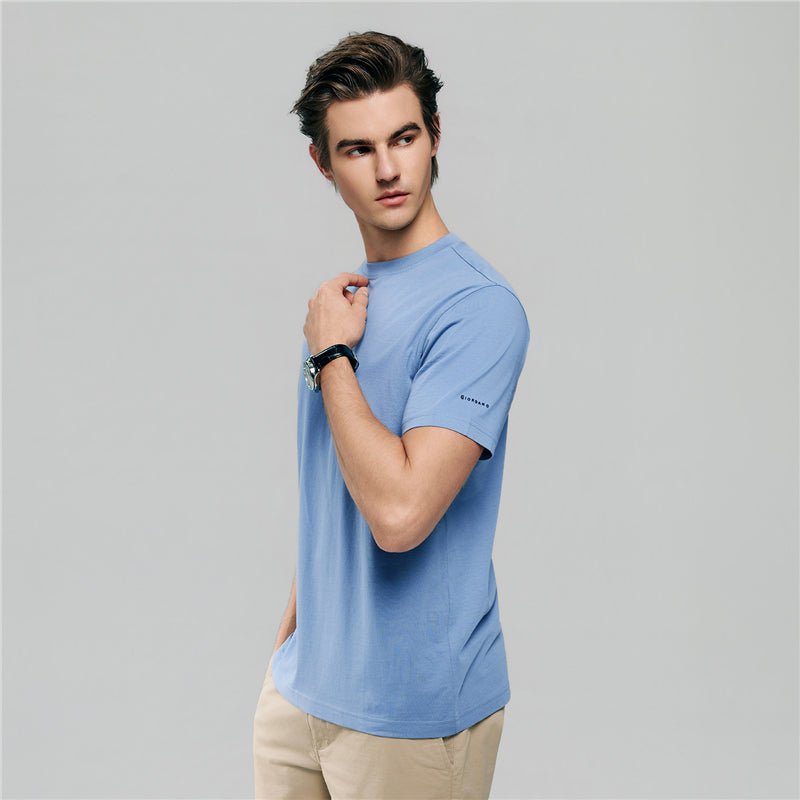 Men’S Slim Fit Cotton Crew Neck Tee S - Shop Giordano