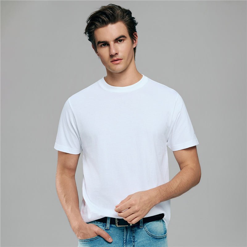 Men’S Slim Fit Cotton Crew Neck Tee S - Shop Giordano