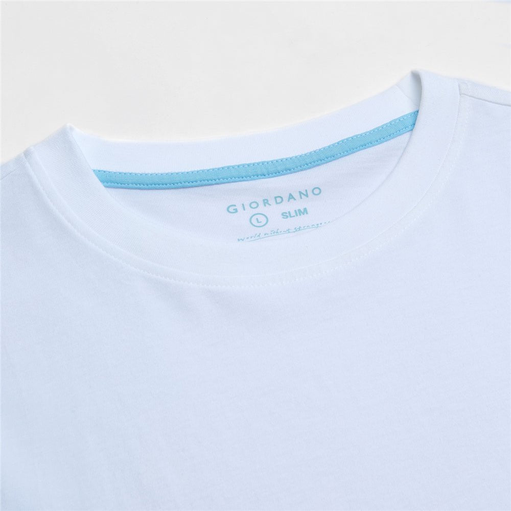 Men’S Slim Fit Cotton Crew Neck Tee S - Shop Giordano