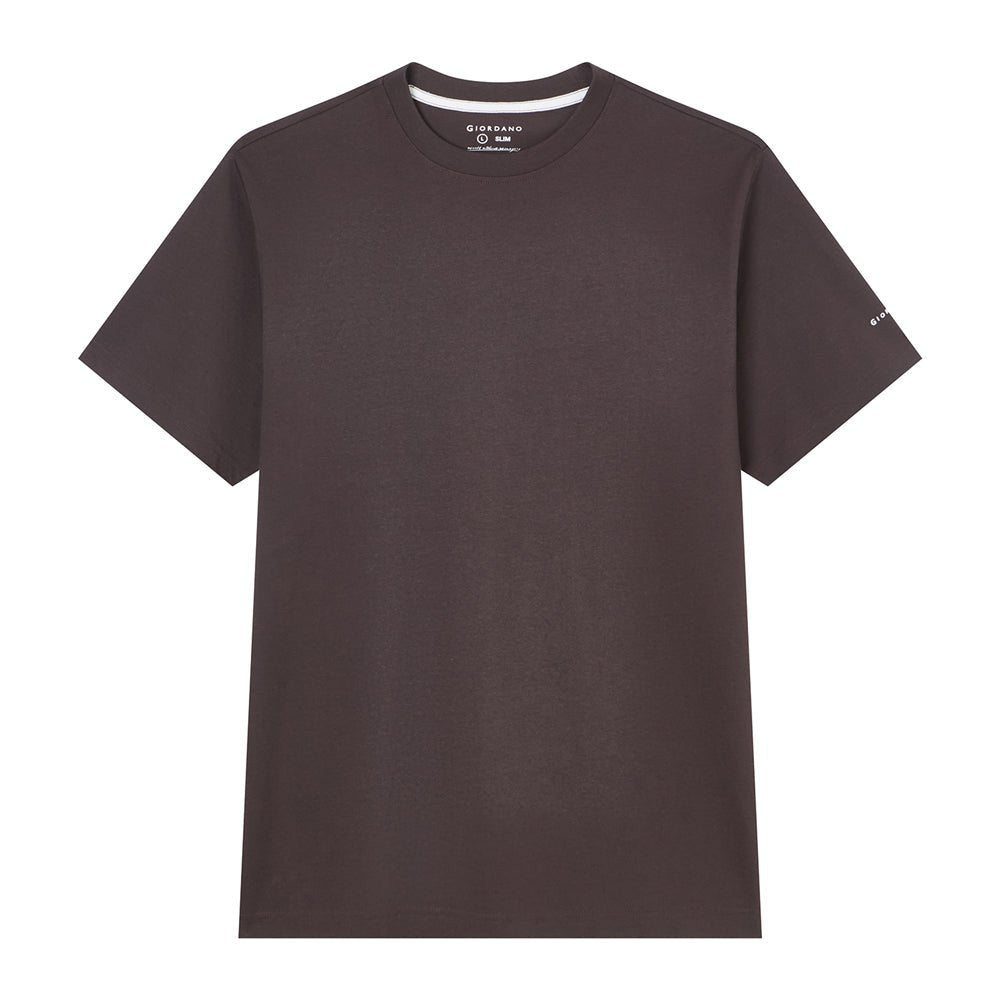 Men’S Slim Fit Cotton Crew Neck Tee S - Shop Giordano