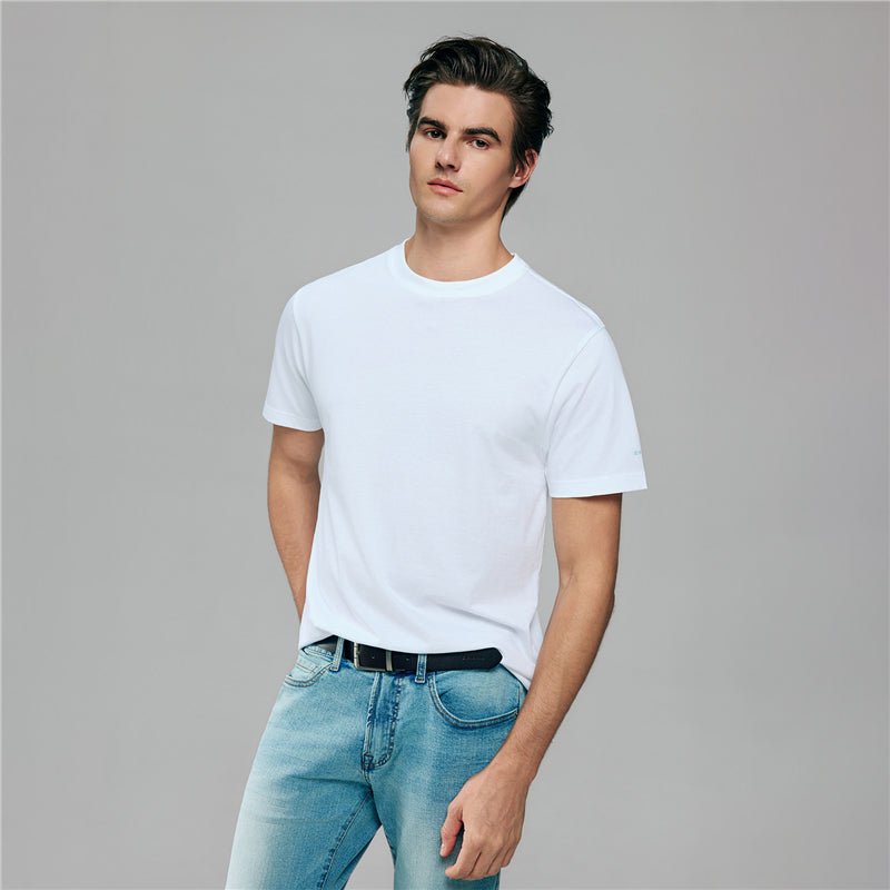 Men’S Slim Fit Cotton Crew Neck Tee S - Shop Giordano