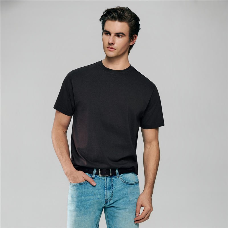 Men’S Slim Fit Cotton Crew Neck Tee S - Shop Giordano