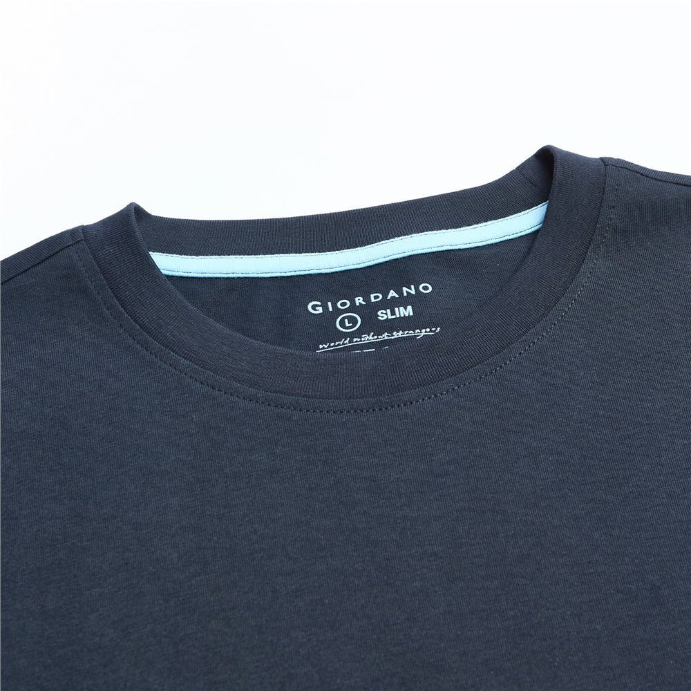 Men’S Slim Fit Cotton Crew Neck Tee S - Shop Giordano