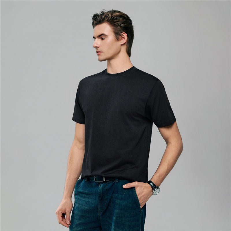 Men’S Slim Fit Cotton Crew Neck Tee S - Shop Giordano