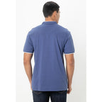 Giordano Men's Slim Fit Cotton Henley Tee - Premium Tee
