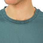 Men's Slim Fit Cotton Interlock Tee | Embroidered Tee S - Shop Giordano