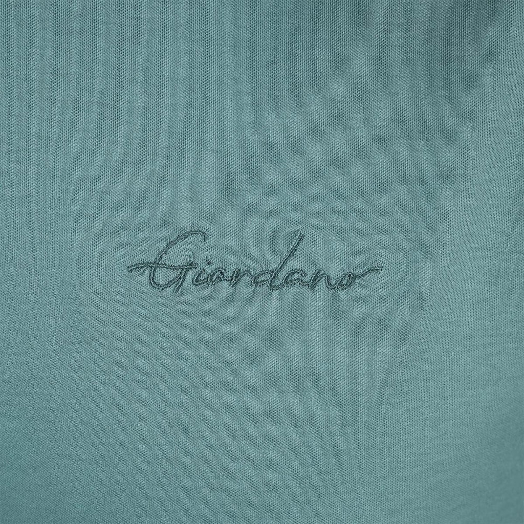 Men's Slim Fit Cotton Interlock Tee | Embroidered Tee S - Shop Giordano