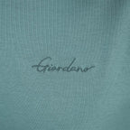 Men's Slim Fit Cotton Interlock Tee | Embroidered Tee S - Shop Giordano