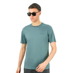 Men's Slim Fit Cotton Interlock Tee | Embroidered Tee S - Shop Giordano