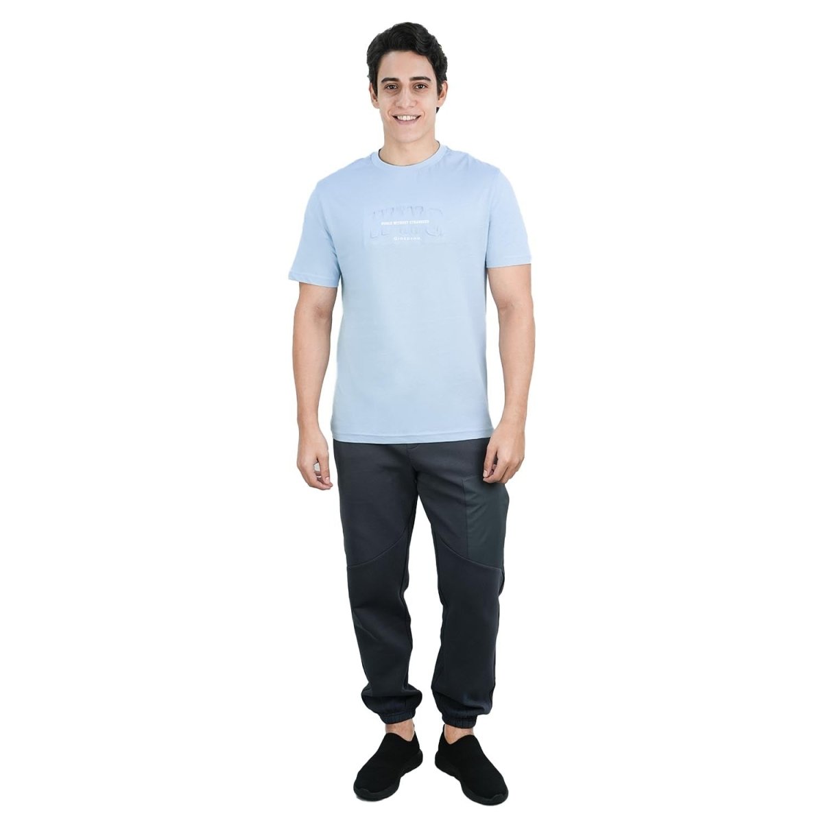 Men's Slim Fit Cotton Jersey Crew Neck Print Tee | Wws Graphic S - Shop Giordano