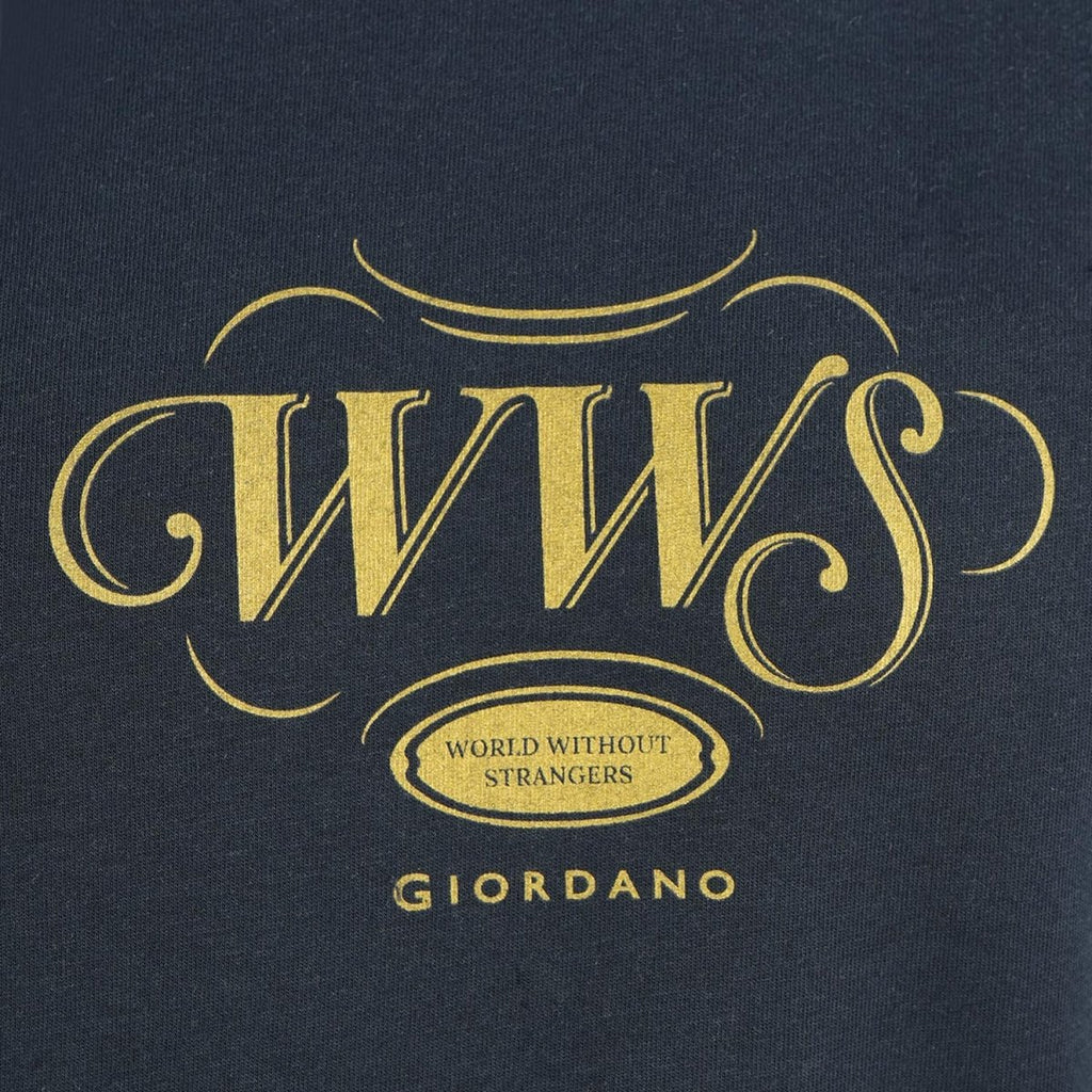 Men's Slim Fit Cotton Jersey Crew Neck Print Tee | Wws Graphic S - Shop Giordano