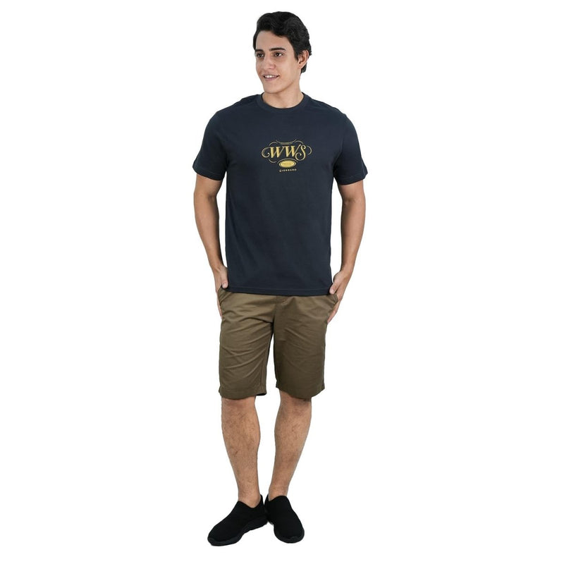 Men's Slim Fit Cotton Jersey Crew Neck Print Tee | Wws Graphic S - Shop Giordano