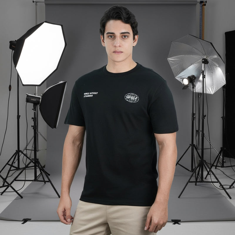 Men's Slim Fit Cotton Jersey Crew Neck Print Tee | Wws Graphic S - Shop Giordano