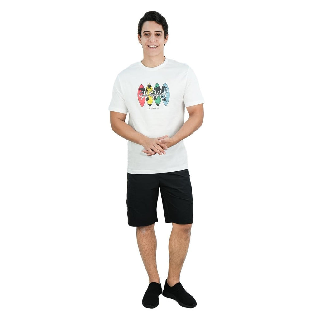 Men's Slim Fit Cotton Jersey Crew Neck Print Tee | Wws Graphic S - Shop Giordano
