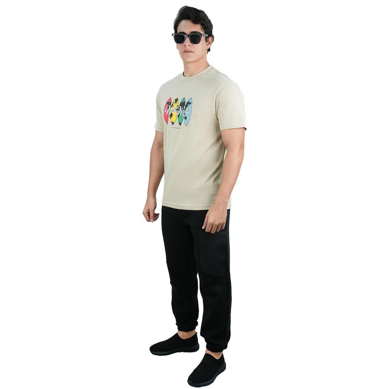 Men's Slim Fit Cotton Jersey Crew Neck Print Tee | Wws Graphic S - Shop Giordano