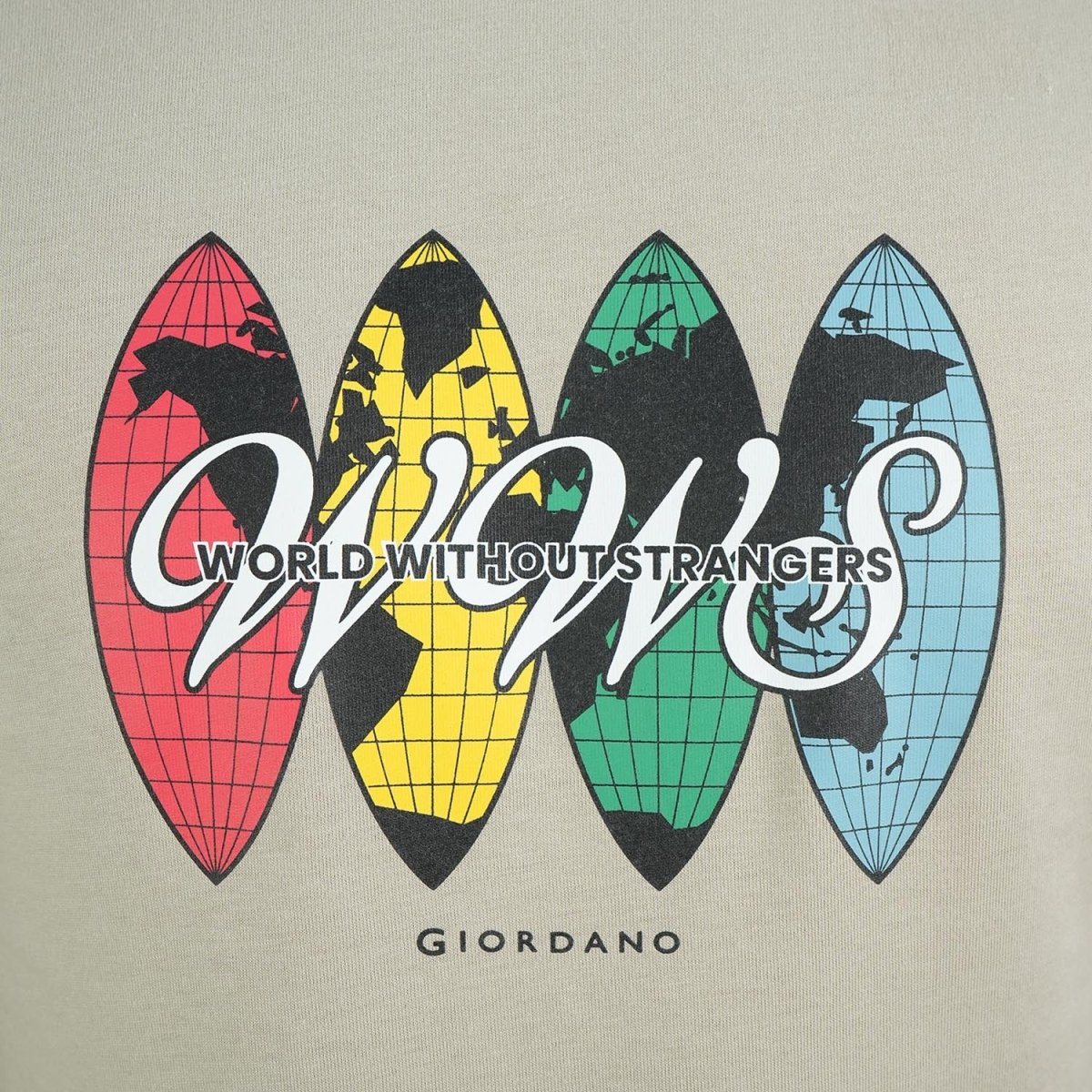 Men's Slim Fit Cotton Jersey Crew Neck Print Tee | Wws Graphic S - Shop Giordano