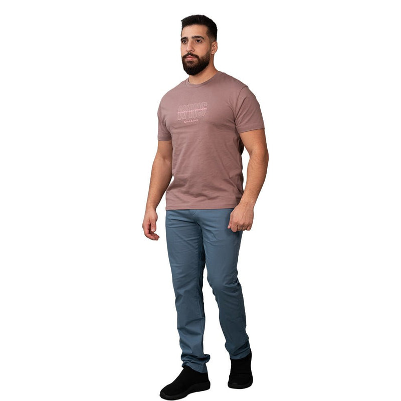 Men's Slim Fit Cotton Jersey Crew Neck Print Tee | Wws Graphic S - Shop Giordano