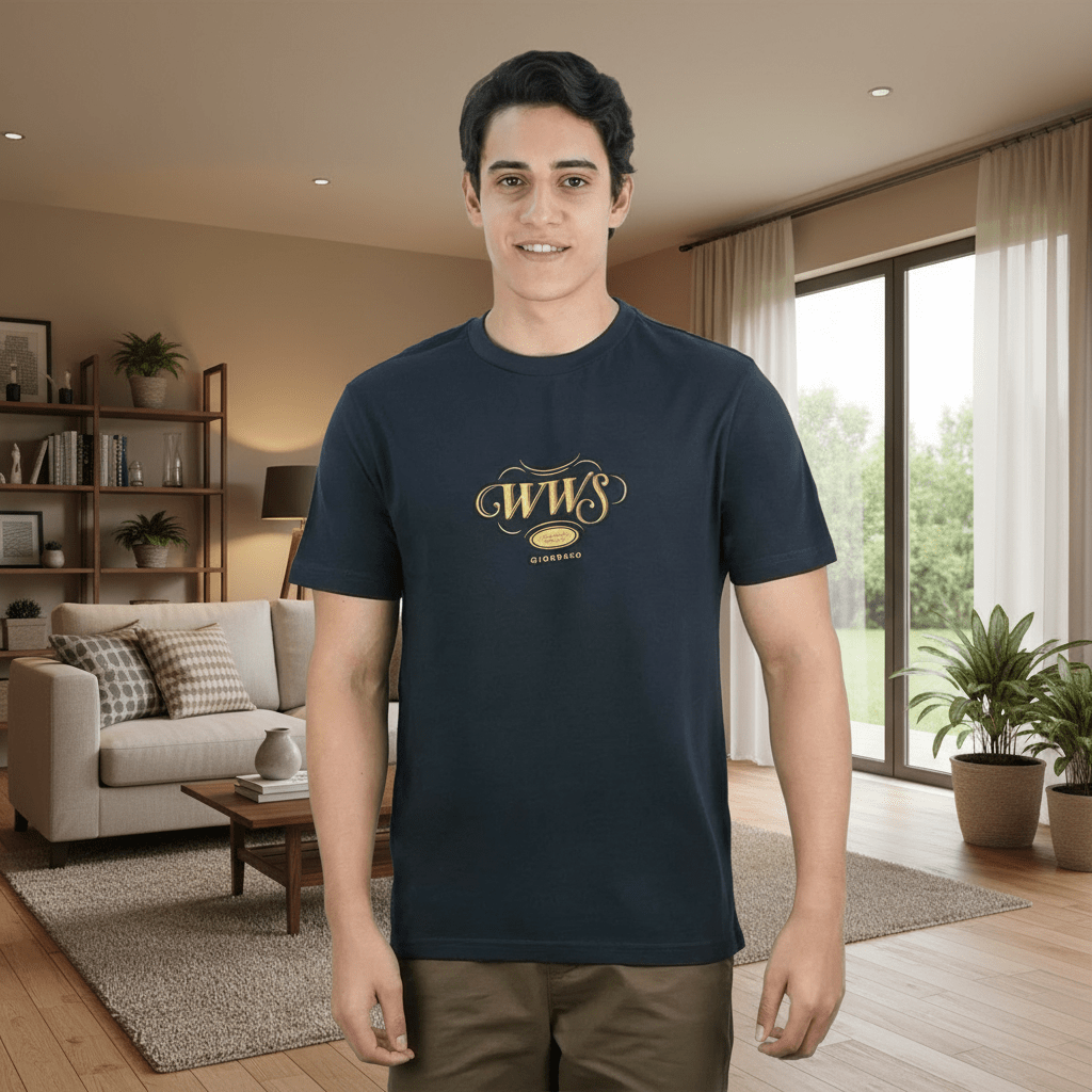 Men's Slim Fit Cotton Jersey Crew Neck Print Tee | Wws Graphic S - Shop Giordano