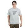 Men's Slim Fit Cotton Jersey Message Print Tee S - Shop Giordano