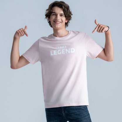 Men's Slim Fit Cotton Jersey Message Print Tee - Giordano