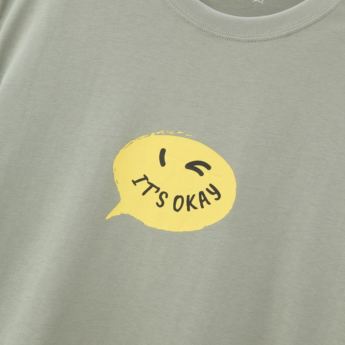 Men's Slim Fit Cotton Jersey Message Print Tee S - Shop Giordano