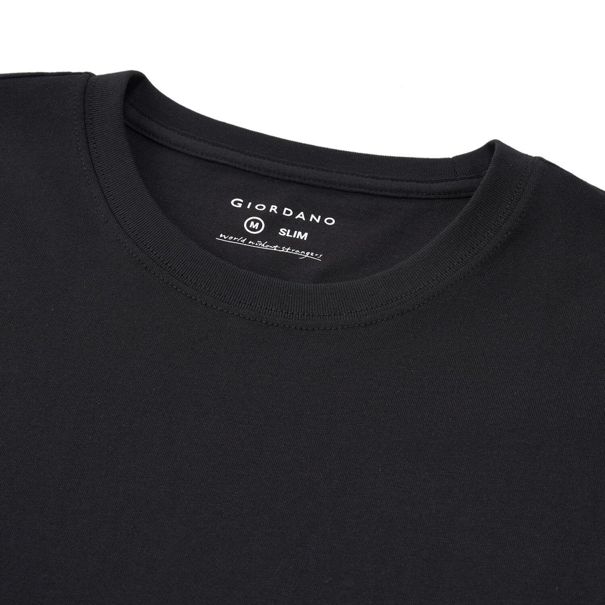 Men's Slim Fit Cotton Jersey Message Print Tee S - Shop Giordano