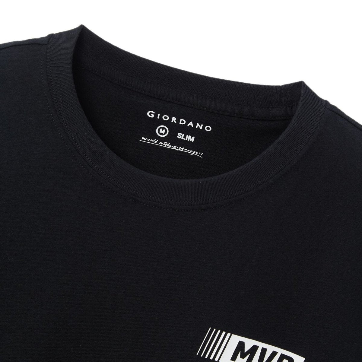 Men's Slim Fit Cotton Jersey Message Print Tee S - Shop Giordano