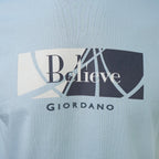 Men's Slim Fit Cotton Jersey Message Print Tee S - Shop Giordano